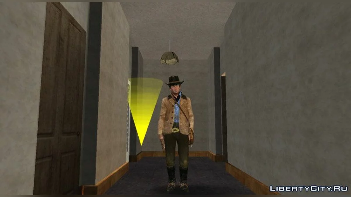 Arthur Morgan de RDR 2 / GTA San Andreas