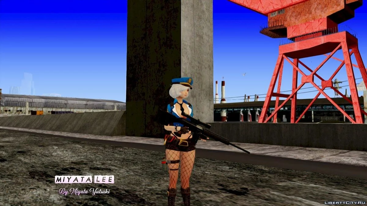 Samt Polizei aus dem Spiel OverHit / GTA San Andreas