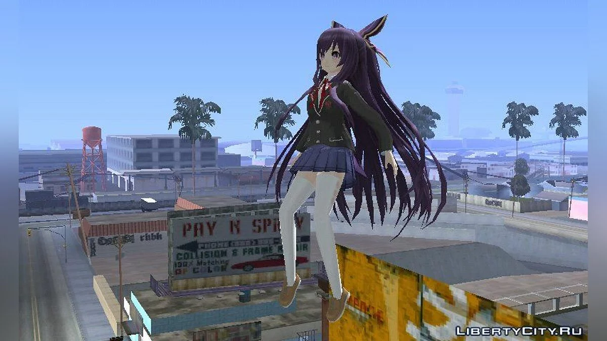 Yatogami Tohka from the anime