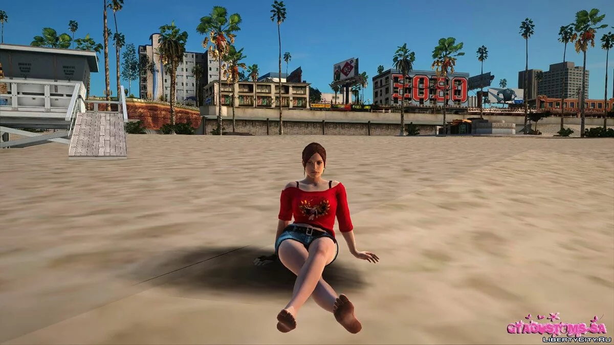 Клэр Редфилд в домашней одежде / GTA San Andreas