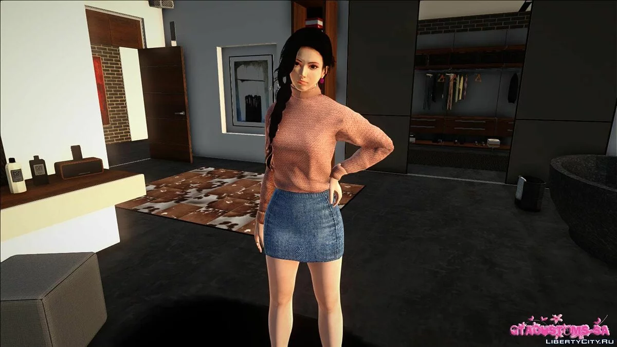 Кокоро в повсякденному одязі v8 / GTA San Andreas