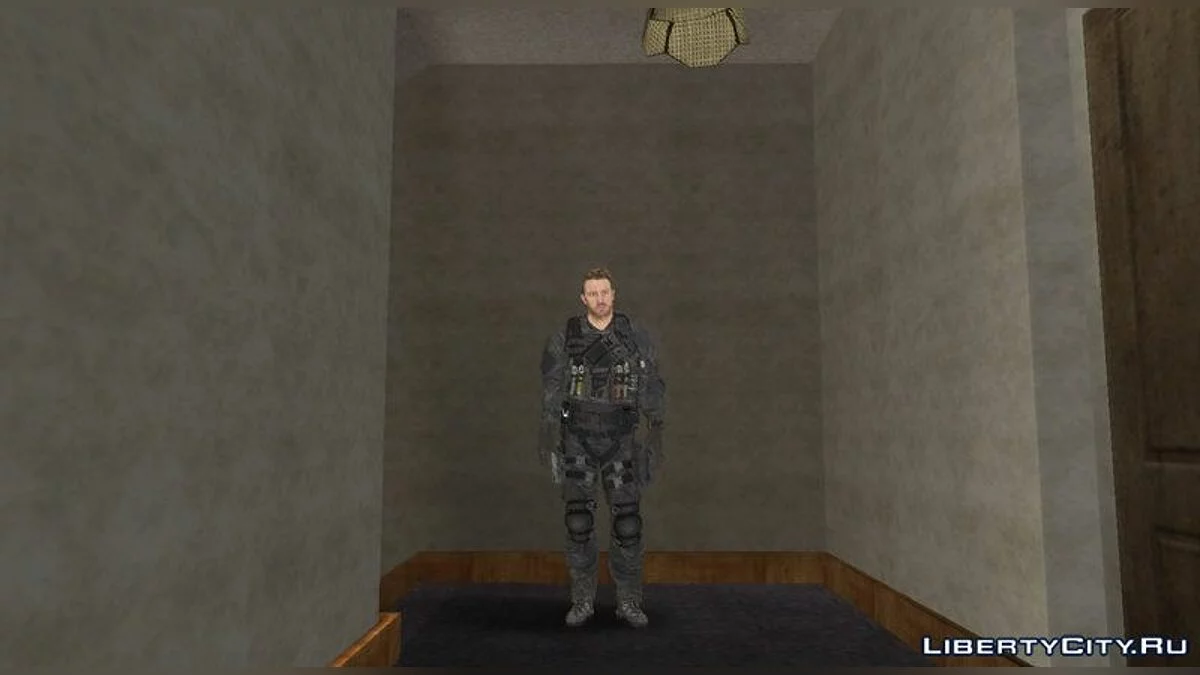 Chris Redfield from Resident Evil 7 / GTA San Andreas