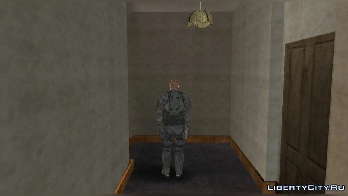 Chris Redfield from Resident Evil 7 / GTA San Andreas