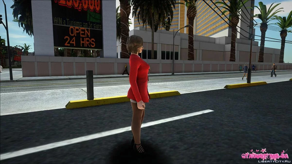 Christie in casual clothes v5 / GTA San Andreas