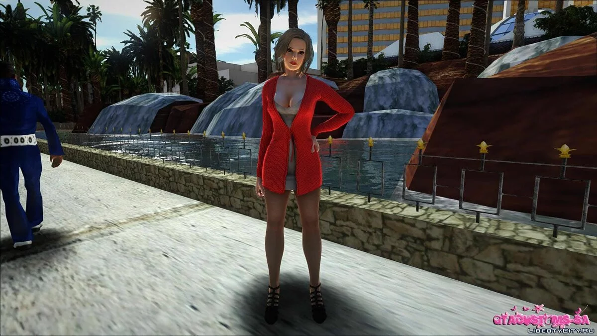 Christie in casual clothes v5 / GTA San Andreas