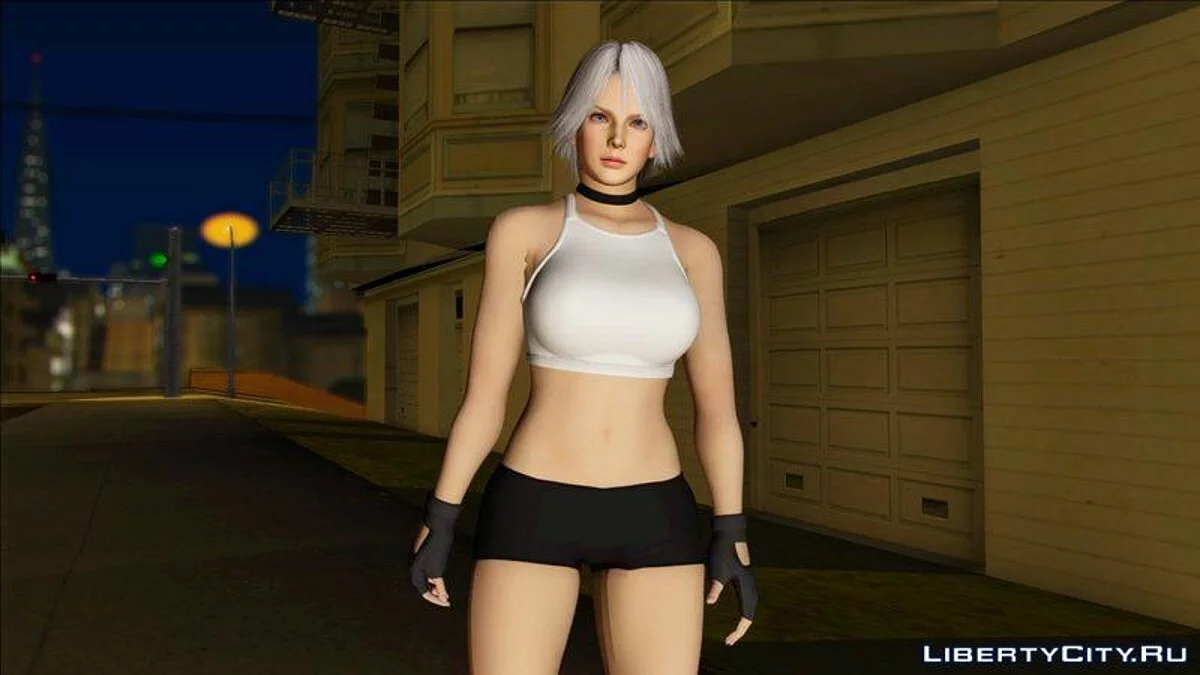 كريستي في ملابس تدريب من Dead Or Alive 6 / جي تي إيه سان أندرياس