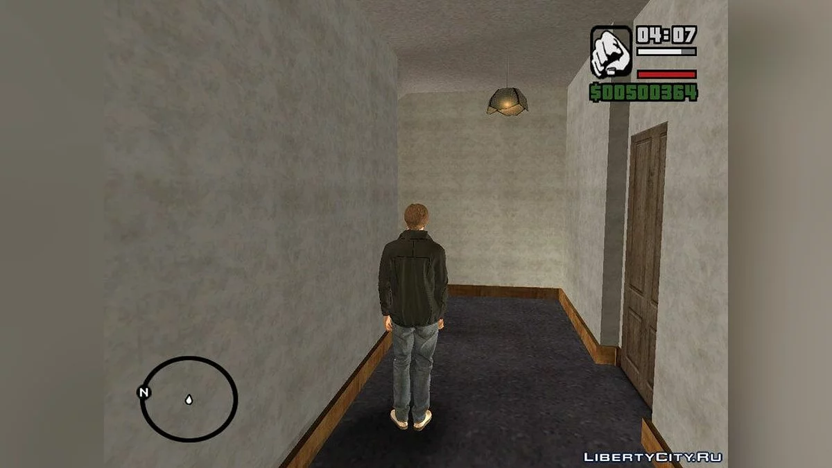 Leon en civil de Resident Evil 2 / GTA San Andreas