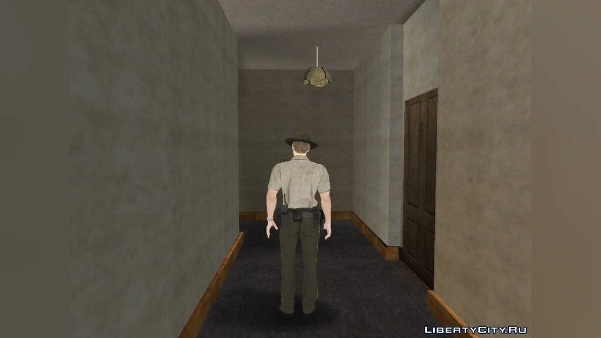 Леон в костюме «Шериф Арклай» / GTA San Andreas