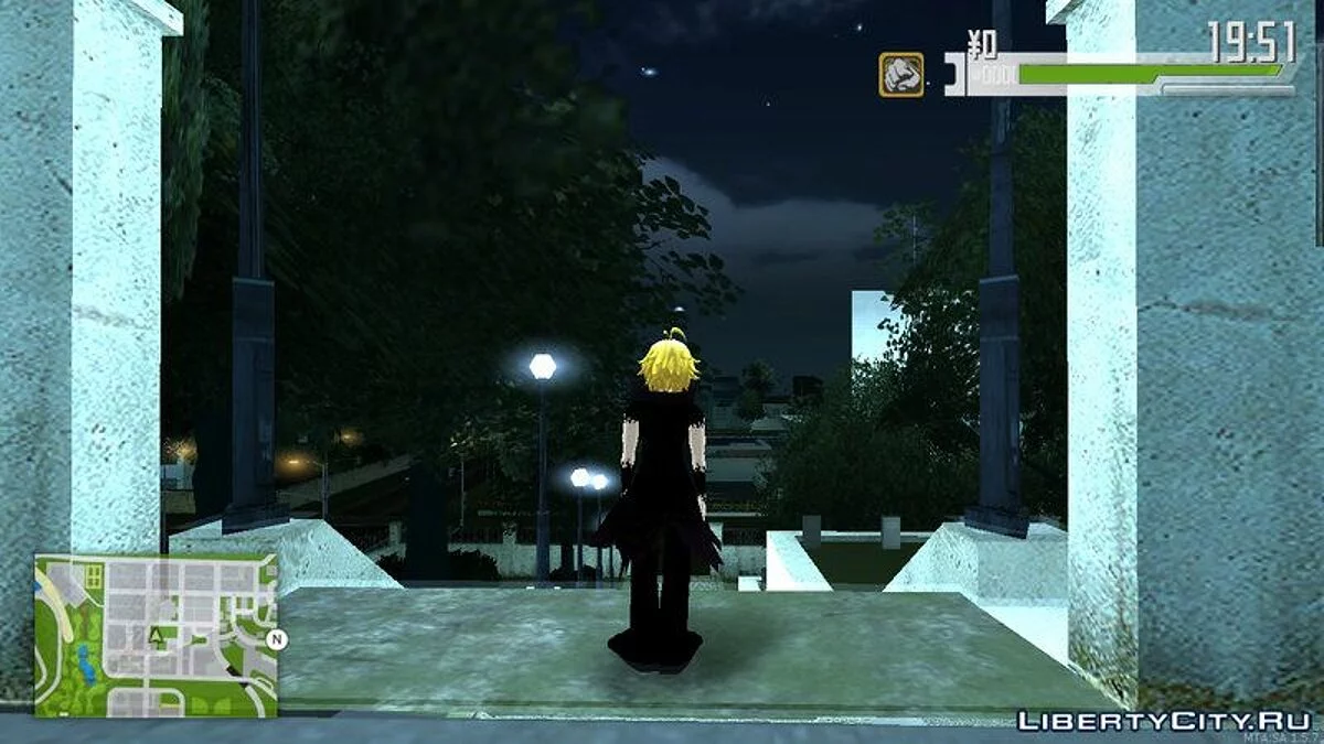 Meliodas Assault Mode з аніме Nanatsu no Taizai / GTA San Andreas