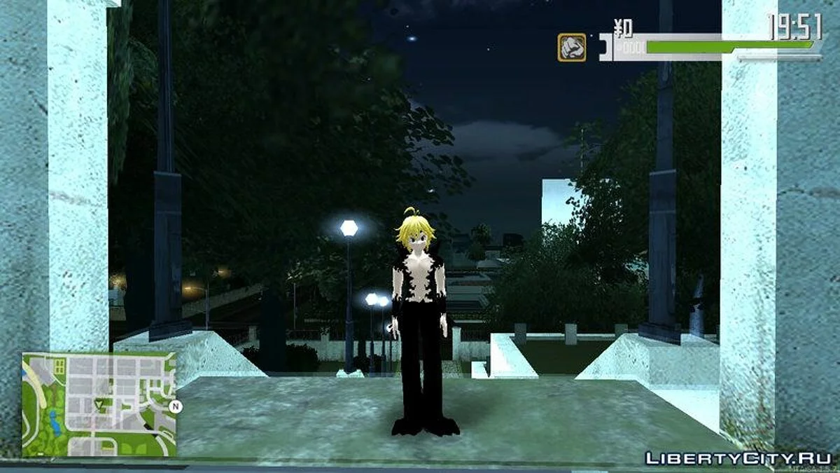 Meliodas Assault Mode з аніме Nanatsu no Taizai / GTA San Andreas