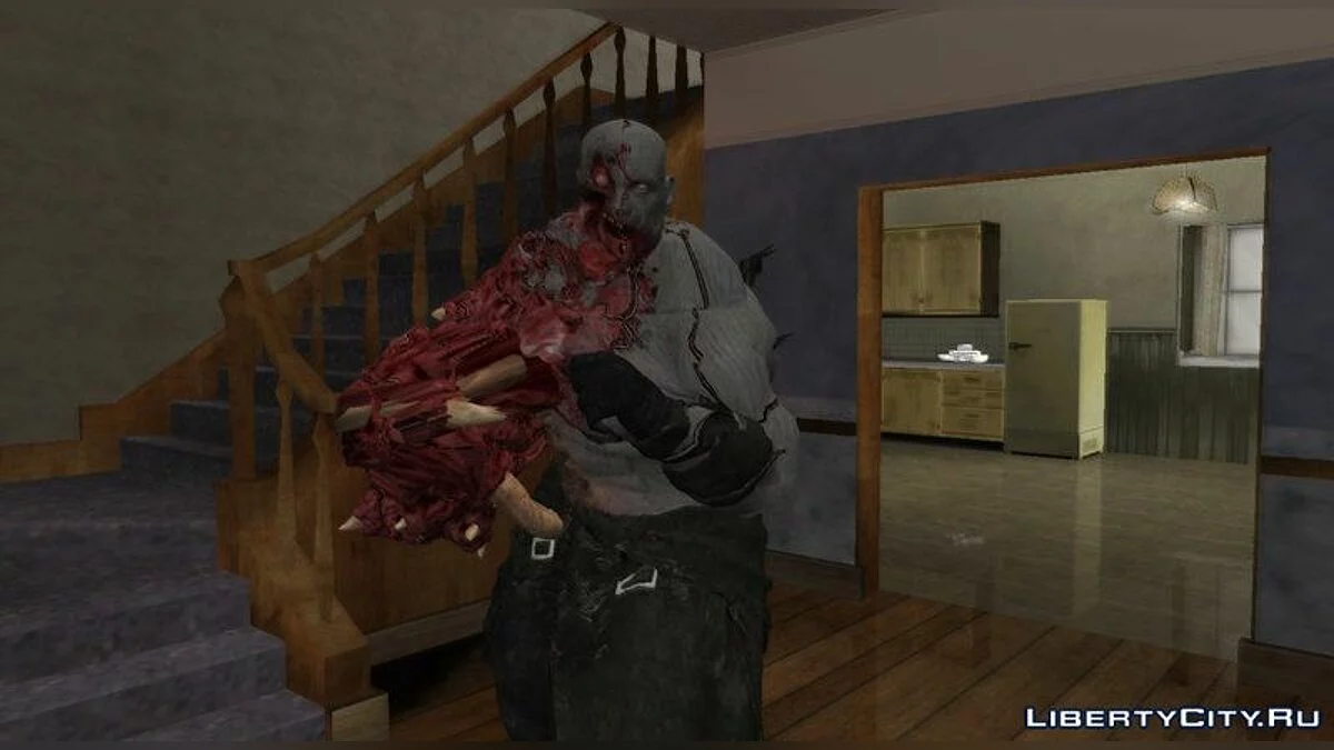 Містер ІКС супер тирана з Resident Evil 2 ремейк / GTA San Andreas