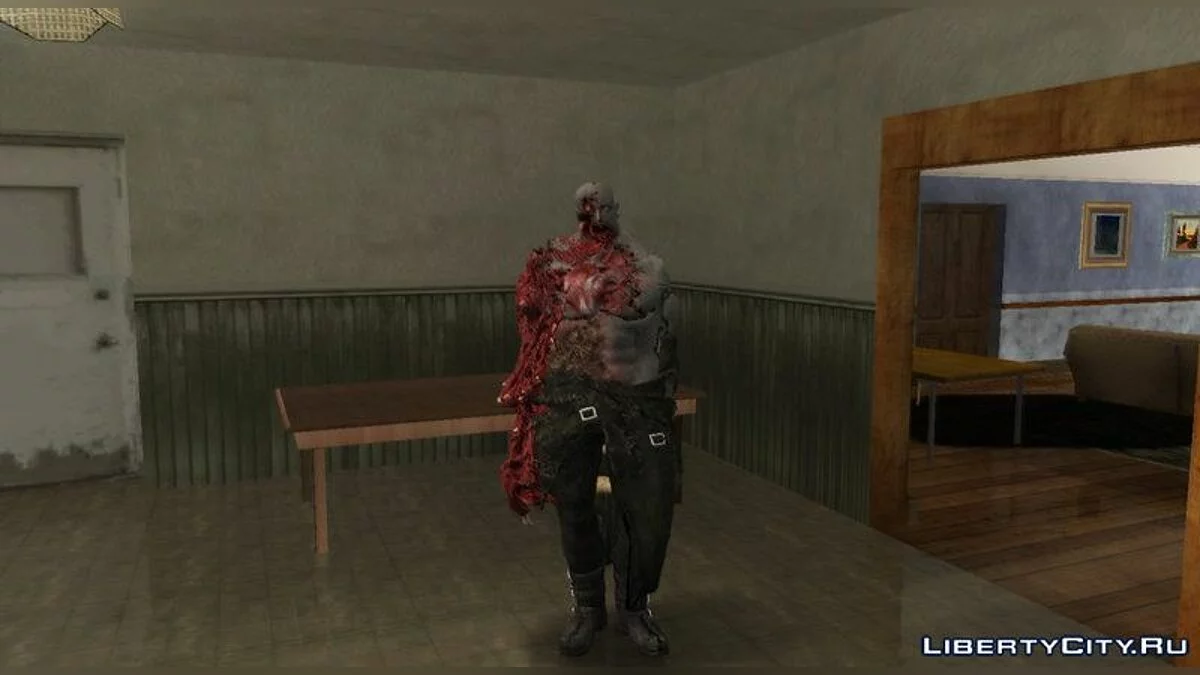 Містер ІКС супер тирана з Resident Evil 2 ремейк / GTA San Andreas