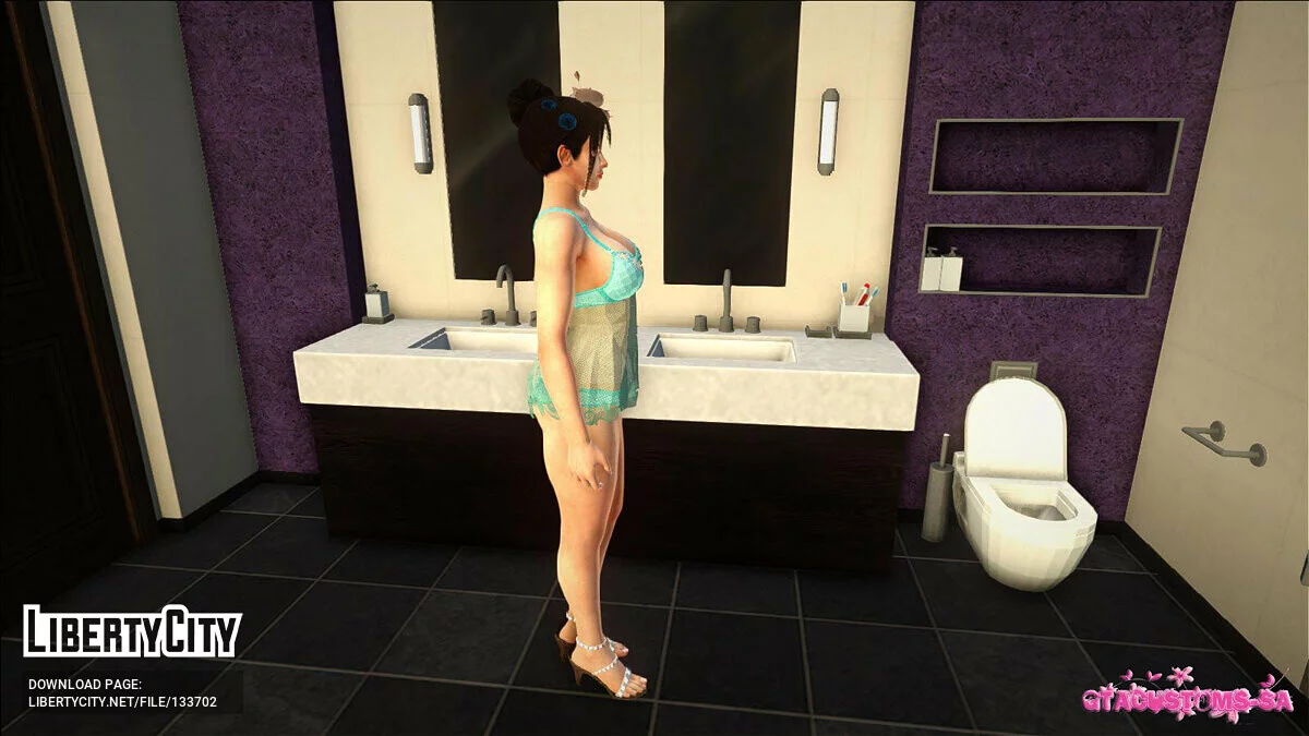 Mai Shiranui en lingerie / GTA San Andreas
