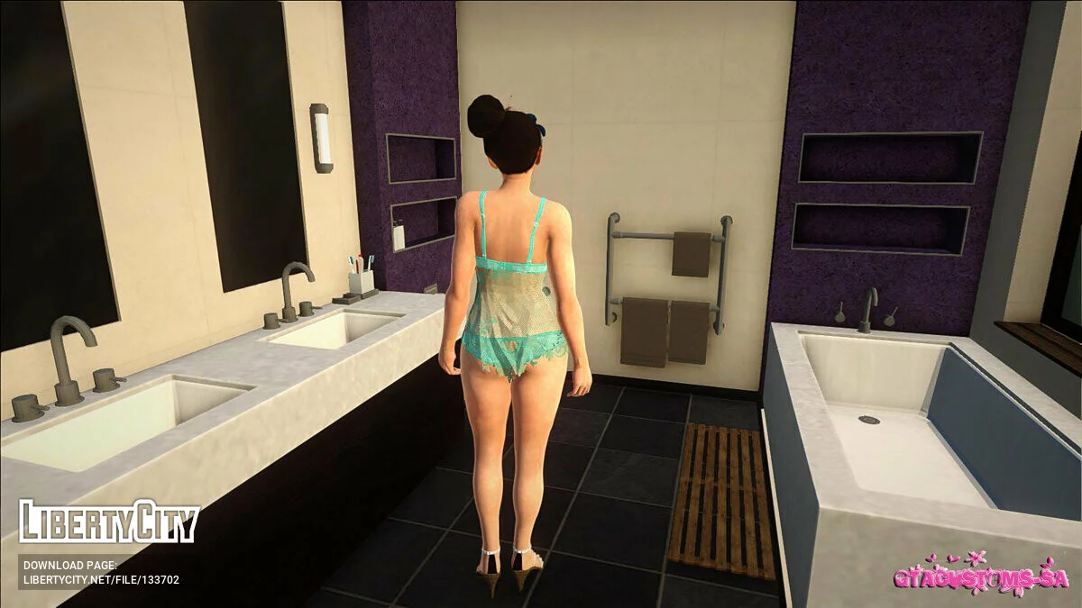Mai Shiranui en lingerie / GTA San Andreas