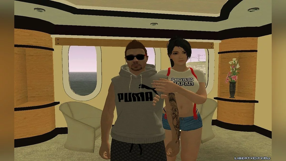 جلد عشوائي للذكور من GTA Online / جي تي إيه سان أندرياس