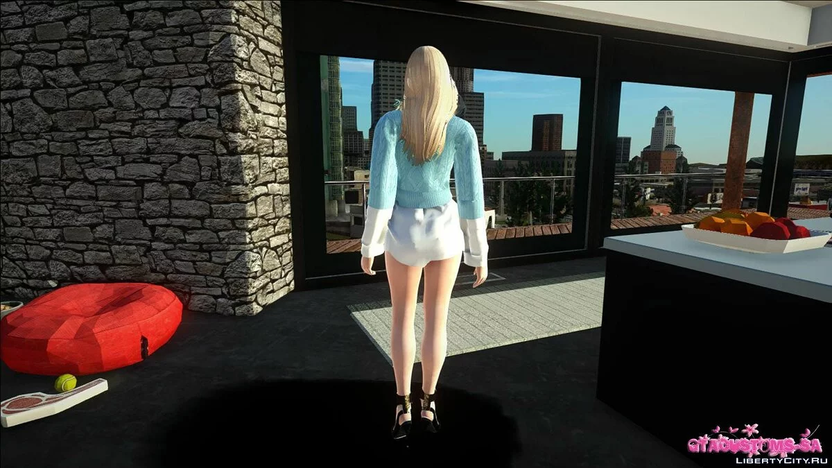 Rachel in Casual Outfit v4 / GTA San Andreas