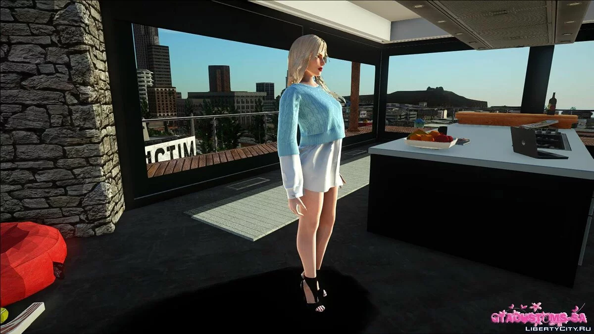 Rachel in Casual Outfit v4 / GTA San Andreas