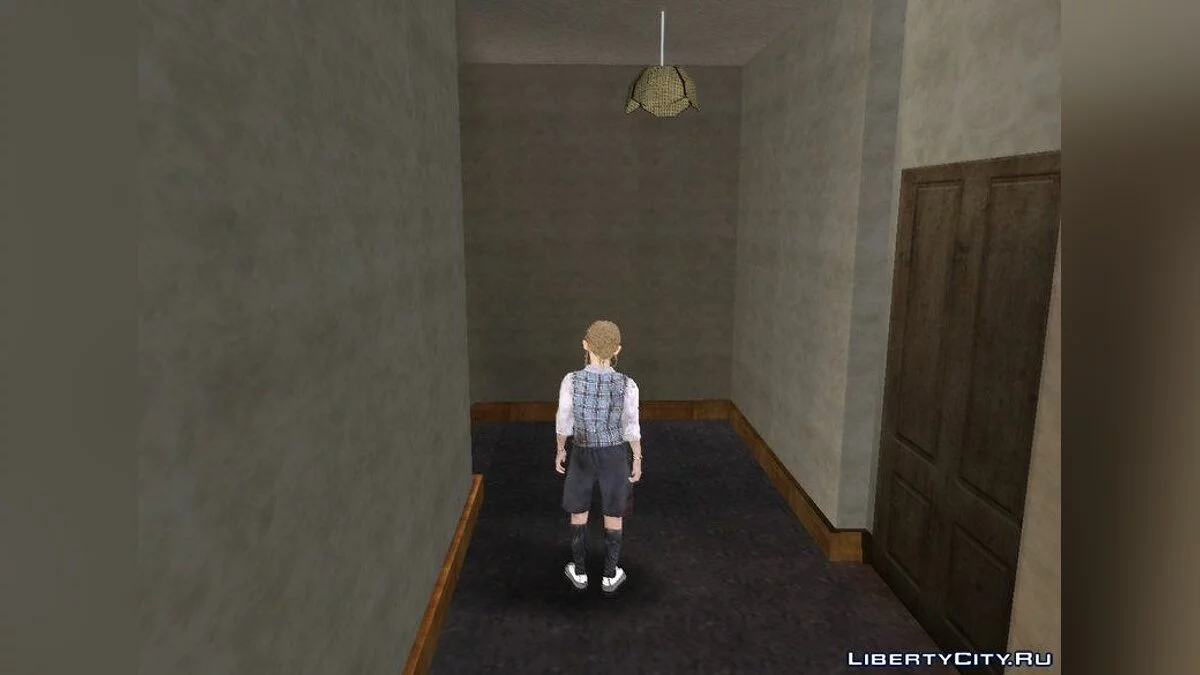 Sherry Birkin from Resident Evil 2 remake / GTA San Andreas