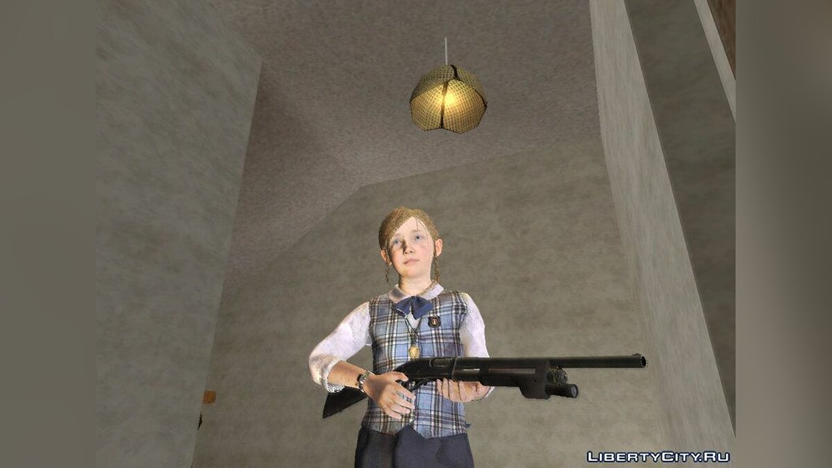 Download Sherry Birkin from Resident Evil 2 remake for GTA San Andreas