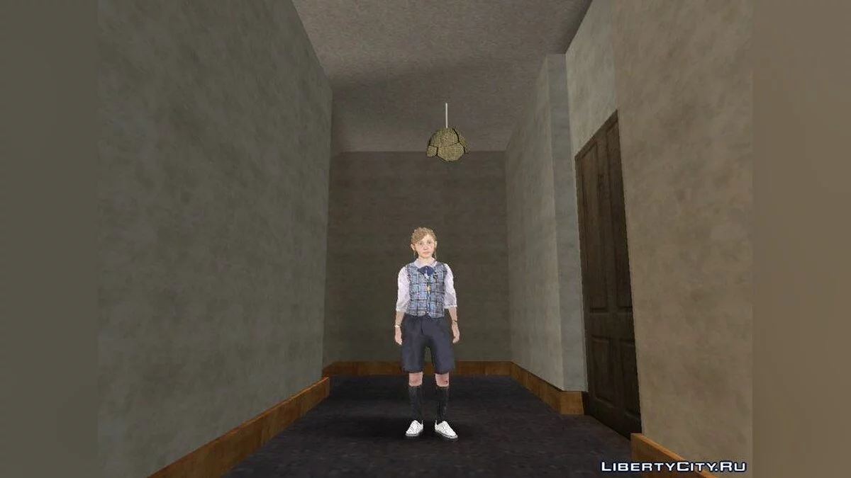 Sherry Birkin from Resident Evil 2 remake / GTA San Andreas