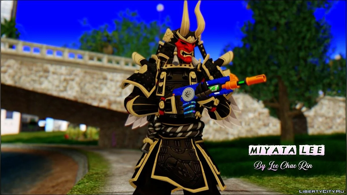 Shogun de Fortnite Battle Royale / GTA San Andreas