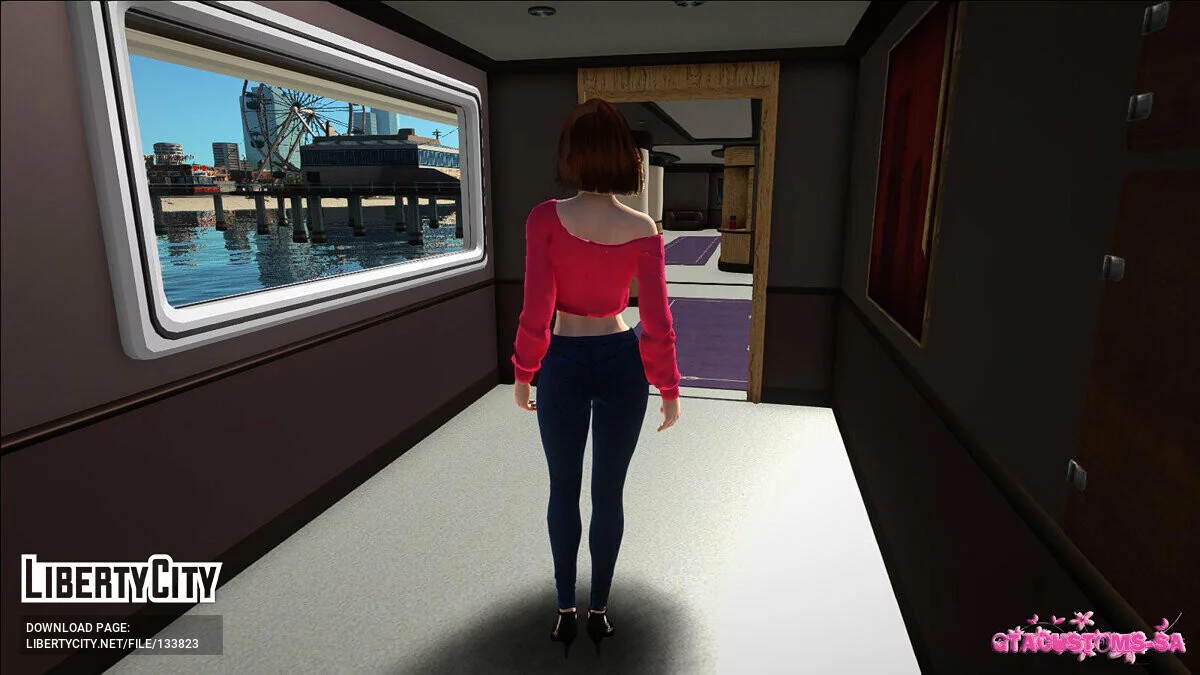 Тина Армстронг в повседневной одежде v5 / GTA San Andreas