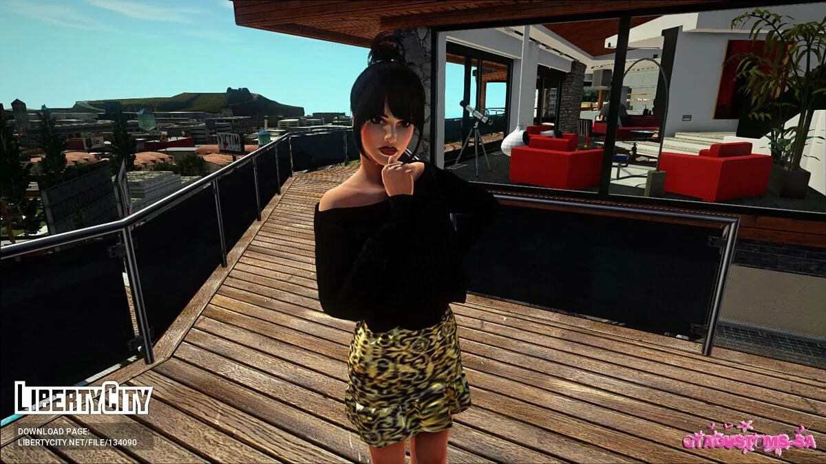 Antonella in casual wear v2 / GTA San Andreas