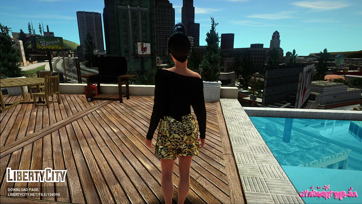 Antonella in casual wear v2 / GTA San Andreas