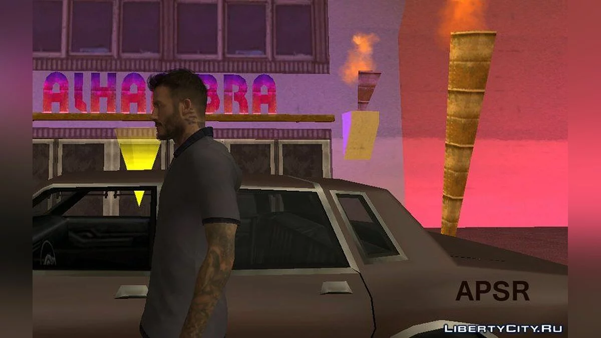 David Beckham from PES 2019 (PC and Android) / GTA San Andreas