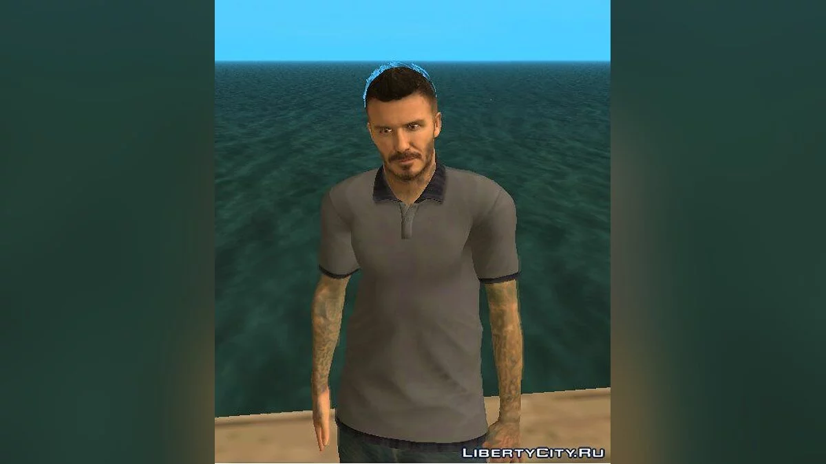 David Beckham from PES 2019 (PC and Android) / GTA San Andreas