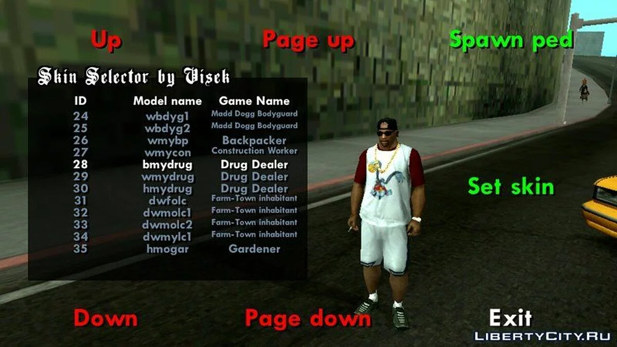 David Beckham from PES 2019 (PC and Android) / GTA San Andreas