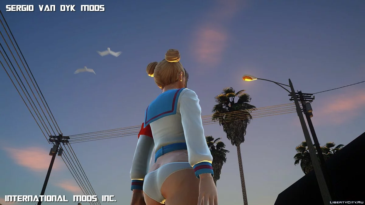 Горячая Мари Роуз в северной униформе / GTA San Andreas