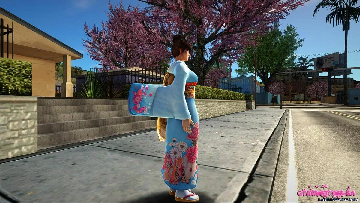 Kasumi en kimono hanaasagi / GTA San Andreas