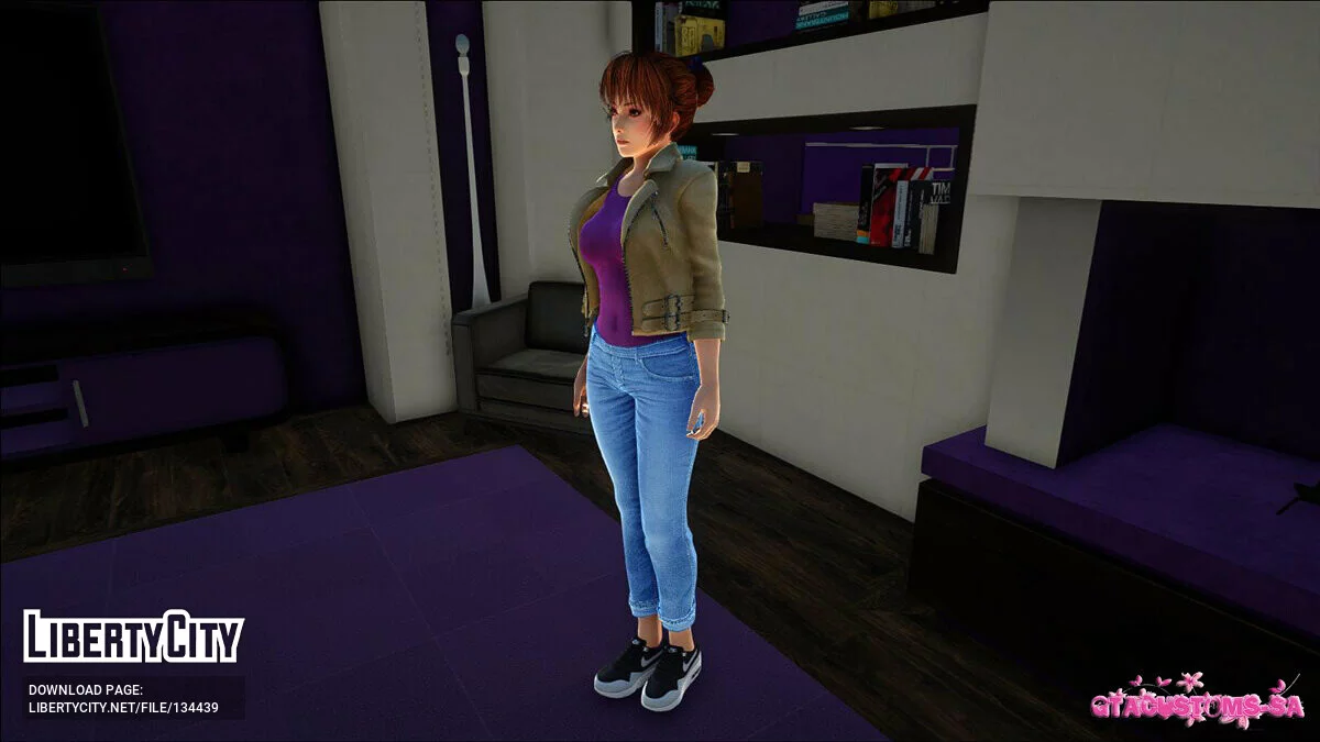 Kasumi in casual clothes v4 / GTA San Andreas