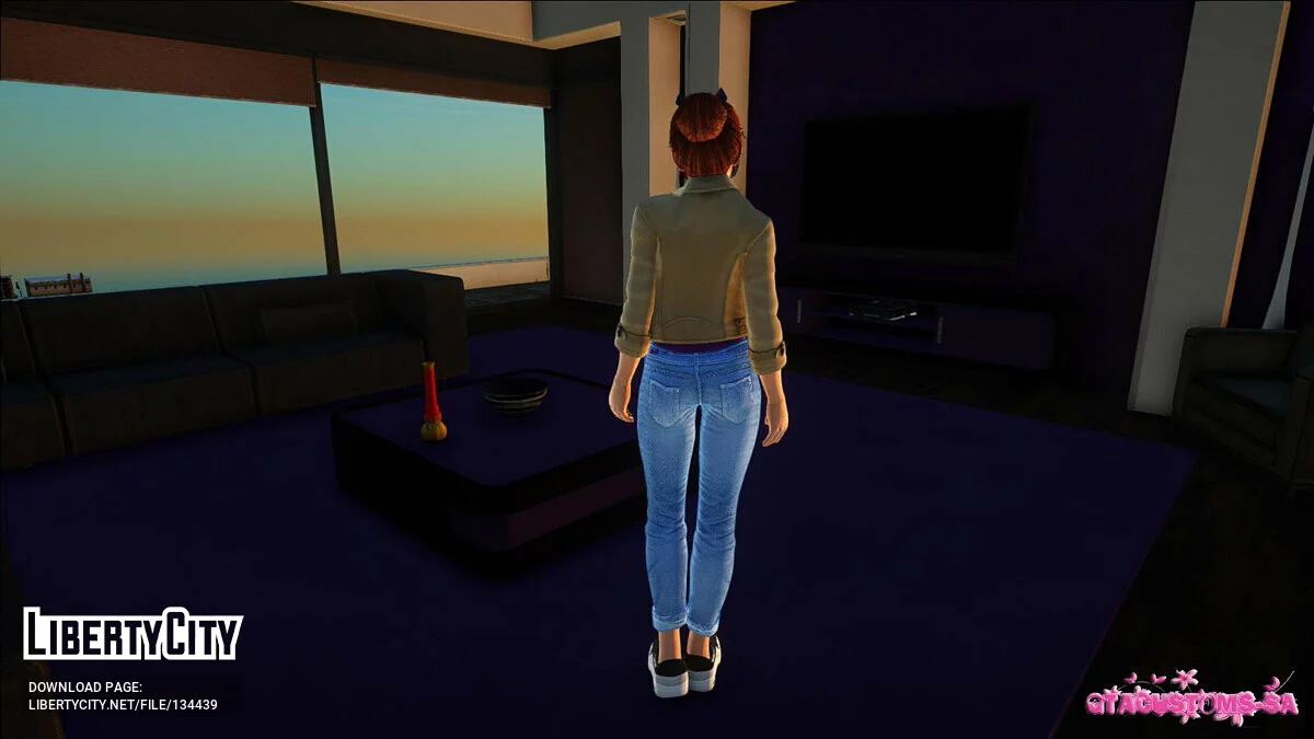 Kasumi in casual clothes v4 / GTA San Andreas