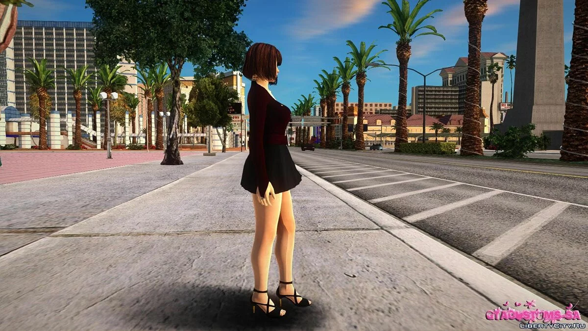 Kasumi in Casual Clothes v7 / GTA San Andreas