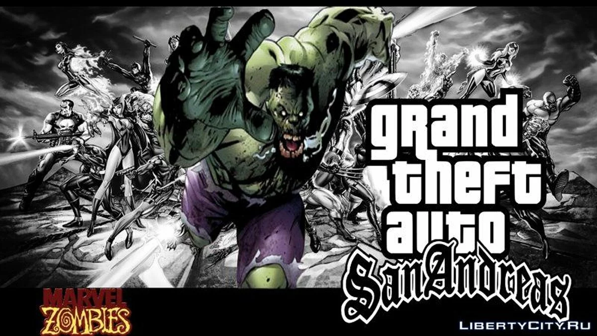 Hulk de Marvel Zombies / GTA San Andreas