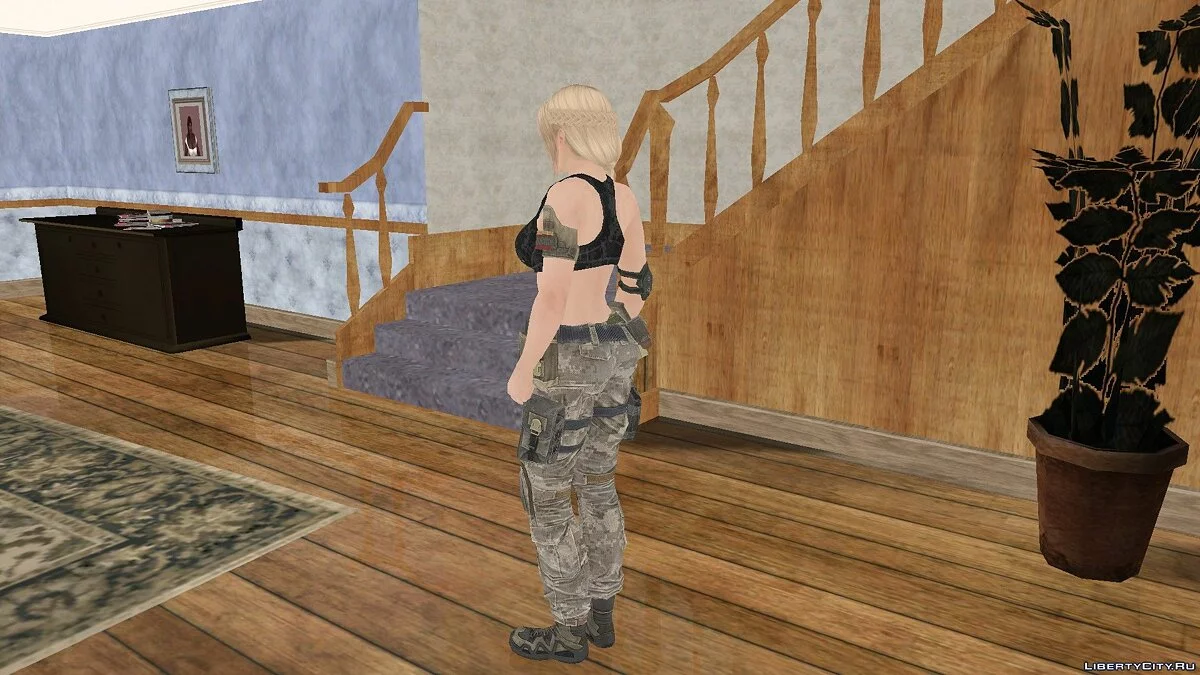 Helena Douglas in Camouflage / GTA San Andreas