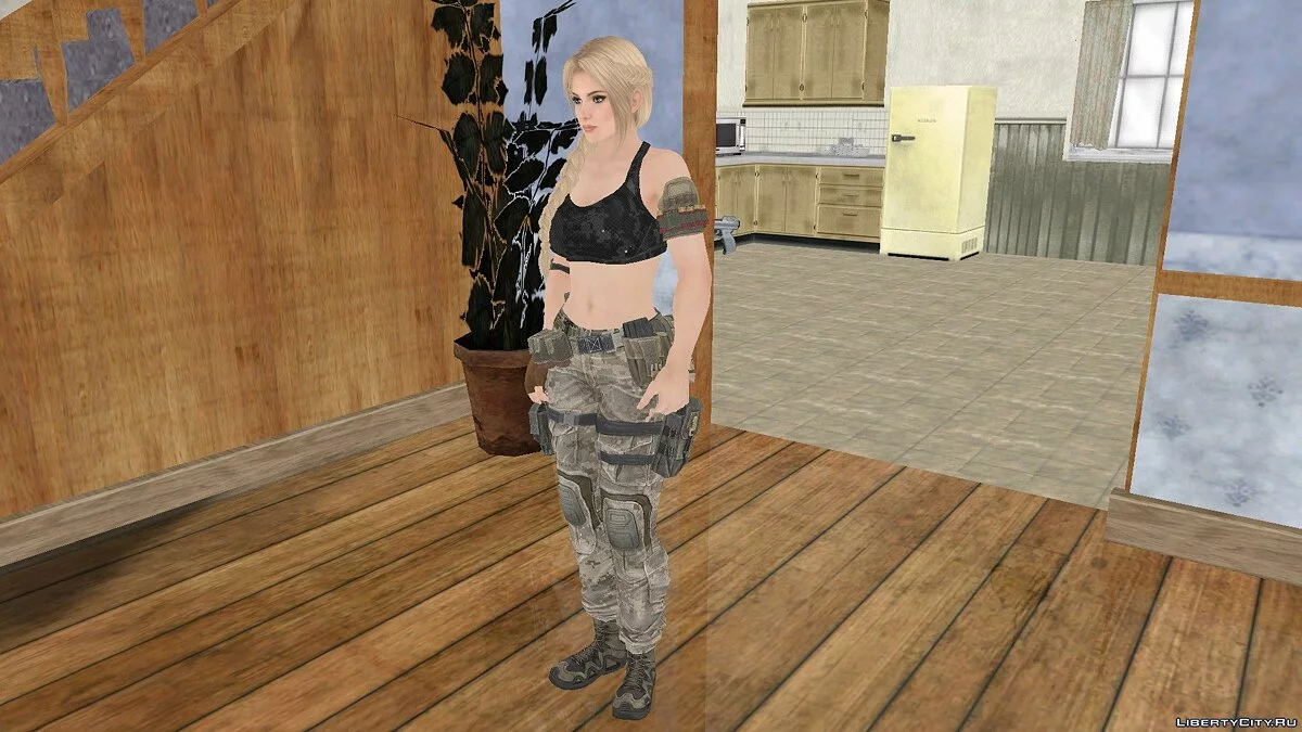 Helena Douglas in Camouflage / GTA San Andreas