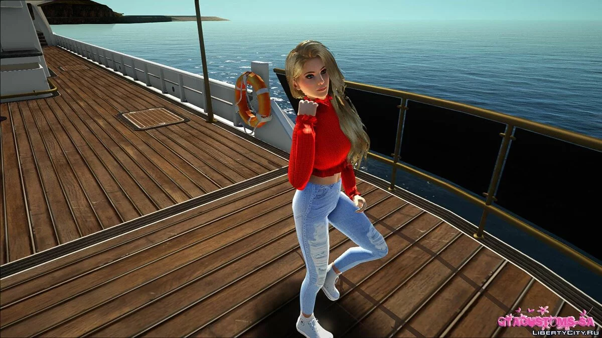 Helena Douglas en tenue décontractée v16 / GTA San Andreas