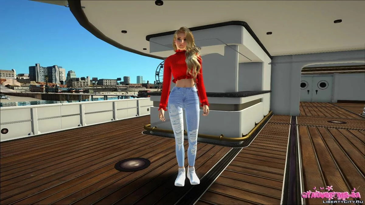 Helena Douglas en tenue décontractée v16 / GTA San Andreas
