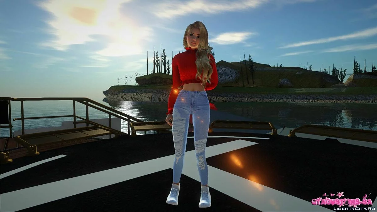 Helena Douglas en tenue décontractée v16 / GTA San Andreas