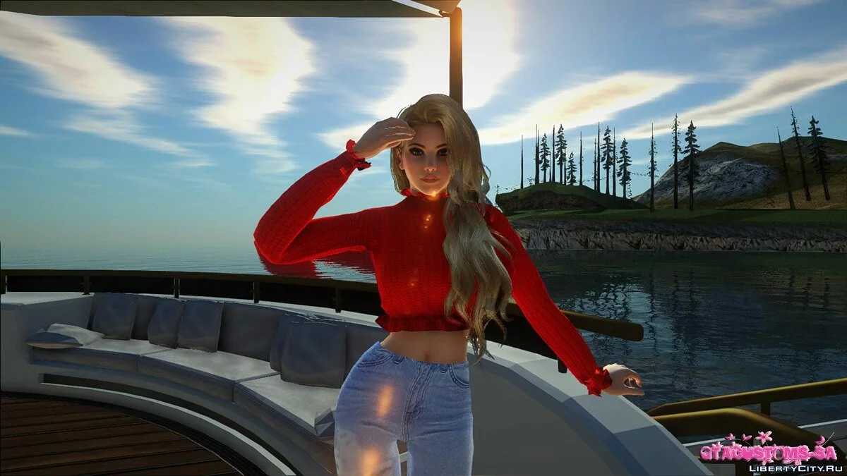 Helena Douglas en tenue décontractée v16 / GTA San Andreas