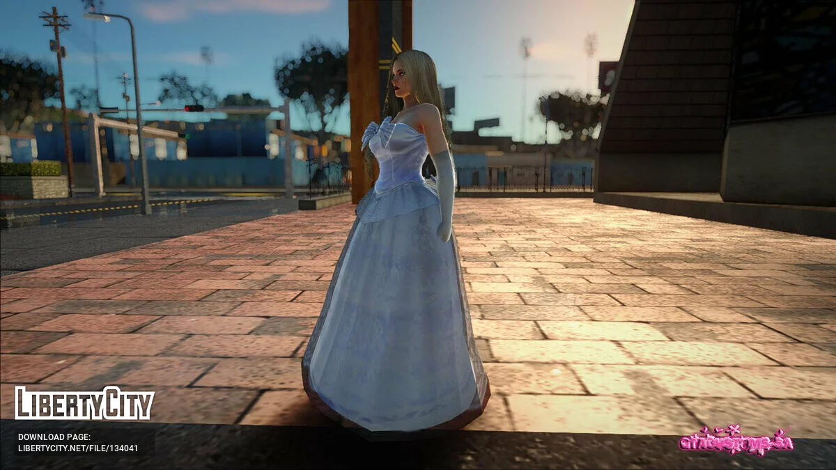 Hélène Douglas en robe de mariée / GTA San Andreas