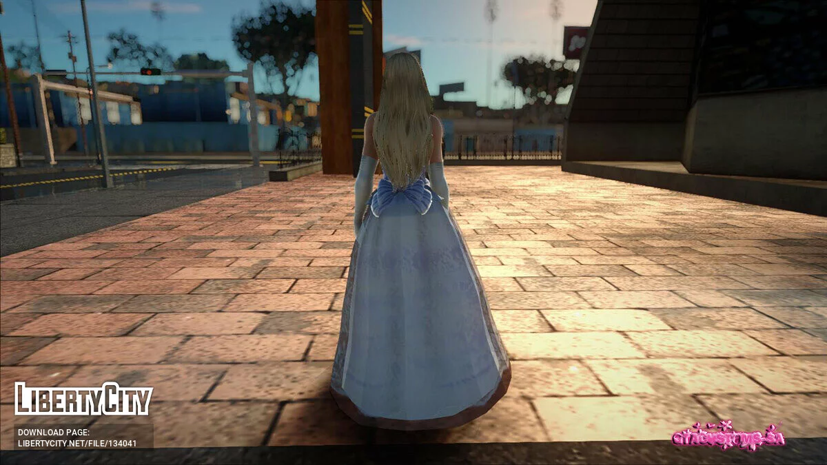 Hélène Douglas en robe de mariée / GTA San Andreas