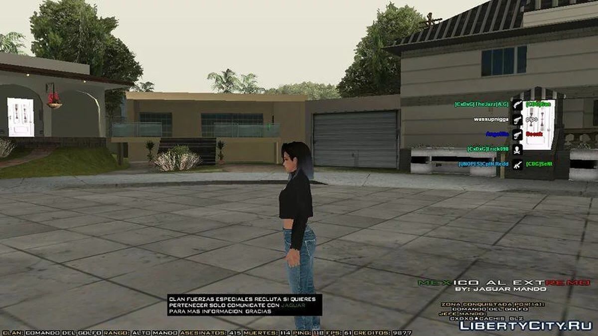 Honoka in Street Clothes from Dead or Alive / GTA San Andreas