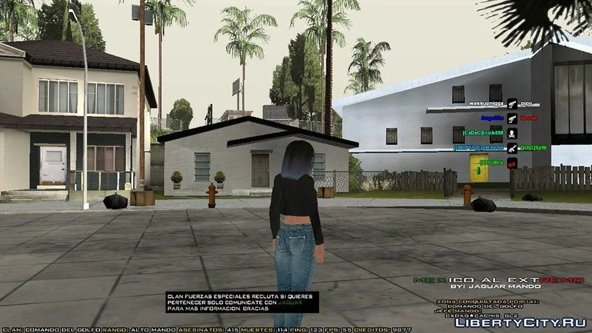 Honoka in Street Clothes from Dead or Alive / GTA San Andreas