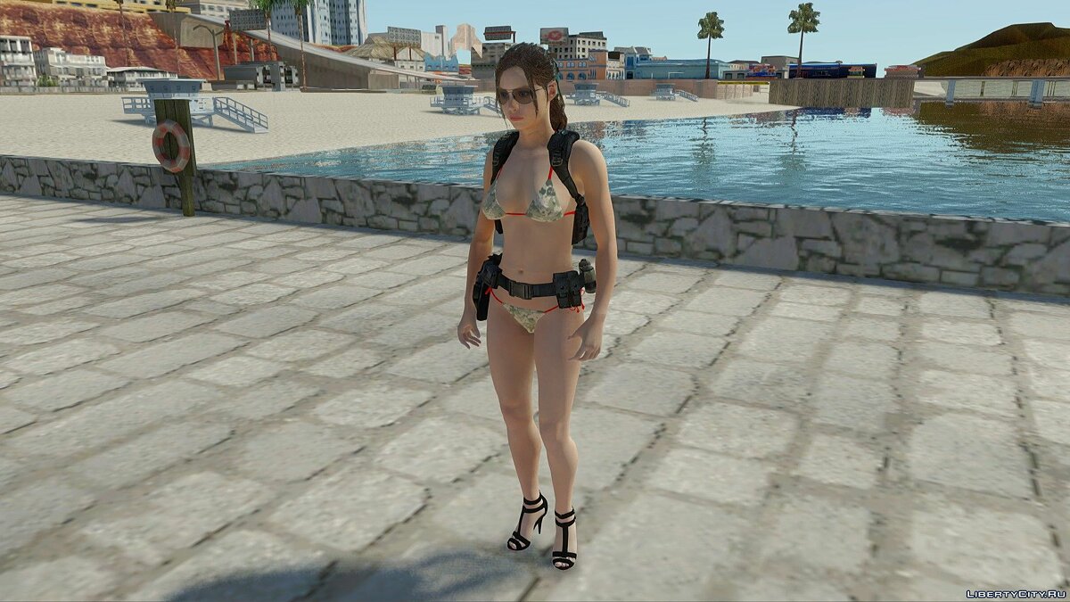 Download Claire Redfield Sexy Agent for GTA San Andreas