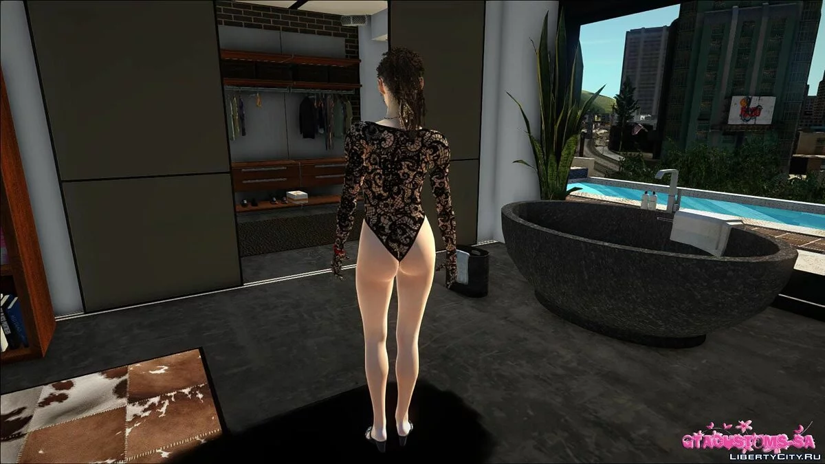 Claire Redfield en lingerie en dentelle / GTA San Andreas
