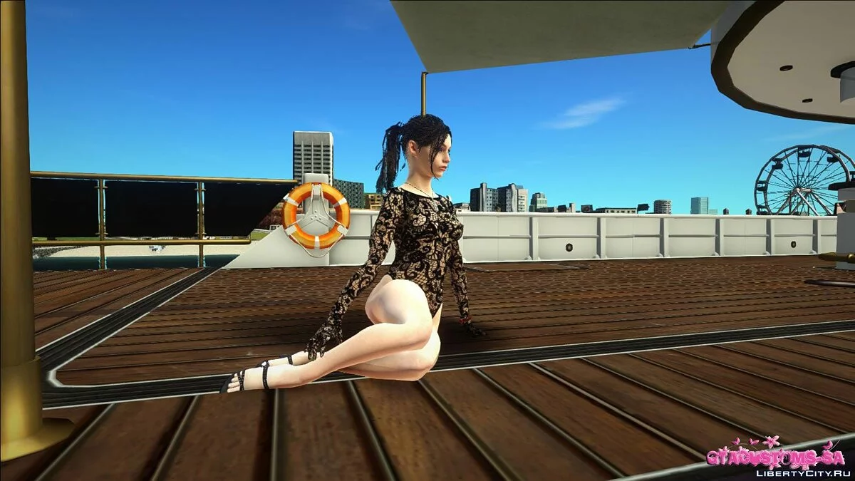 Claire Redfield en lingerie en dentelle / GTA San Andreas